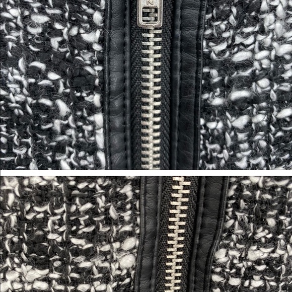 Dana Buchman Black & White Tweed Dress, Size 8 - Picture 8 of 10